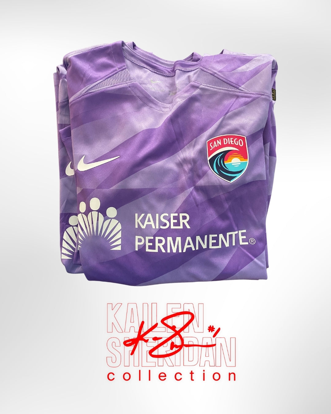 The Kailen Sheridan Collection - GAME WORN SD WAVE Goalkeeper Jersey 2024 (Purple)